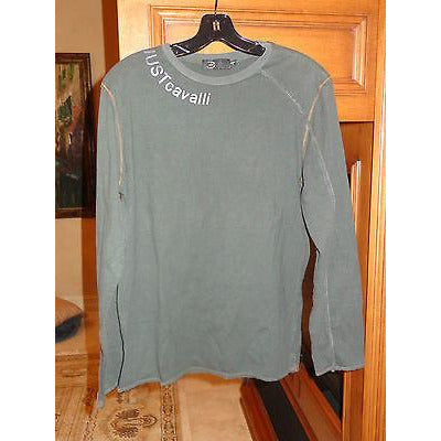 Just Cavalli Mens Designer Long sleeved shirt pre-owned size: large