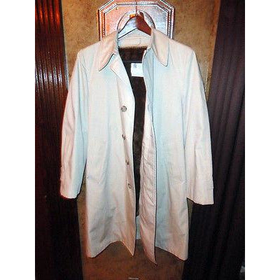 London Fog Tan Trench Coat preowned good condition