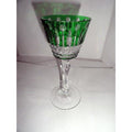 Faberge Xenia Green Crystal Cordial / Liqueur Glass NEW without box