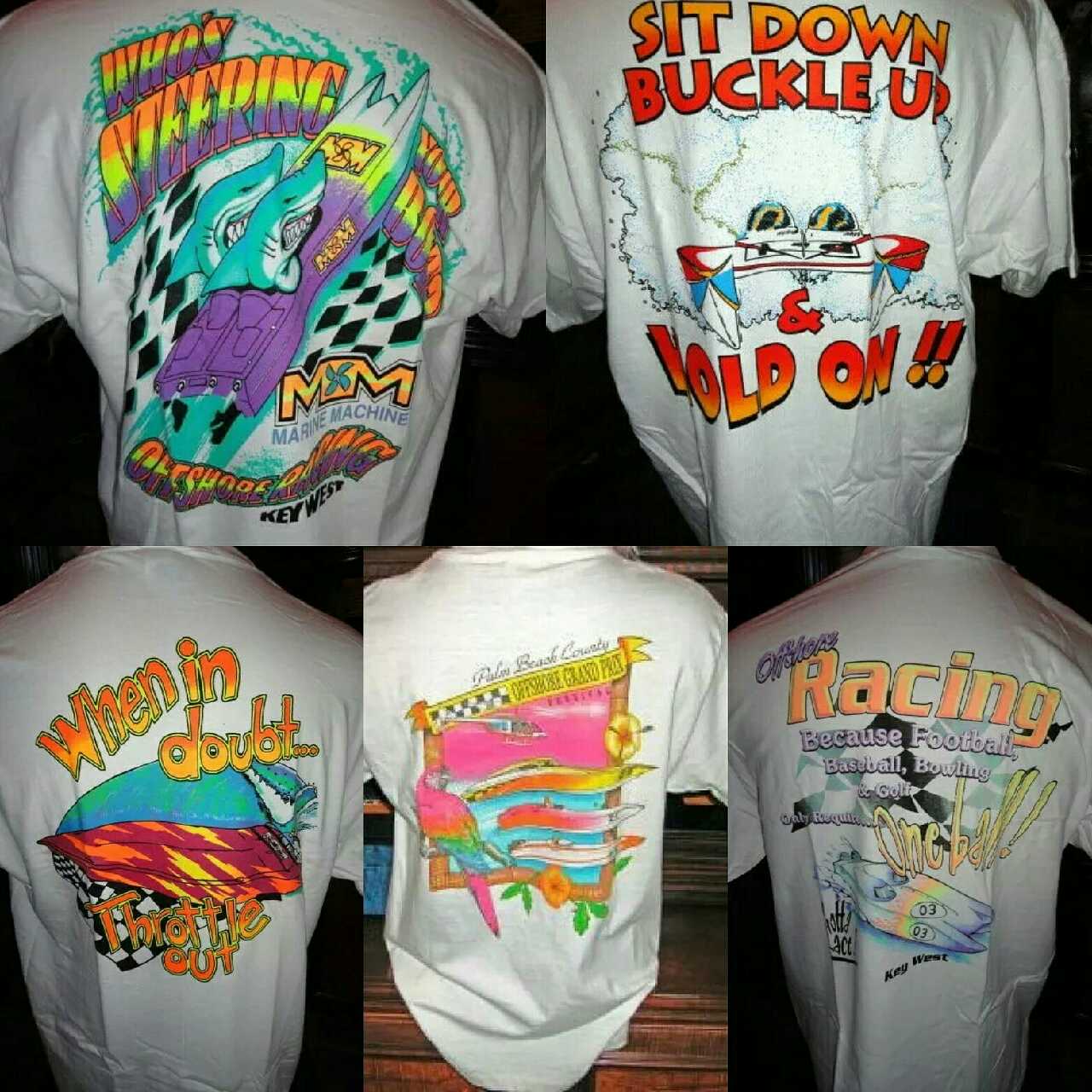 Marine Machine Offshore Power Boating T-Shirt