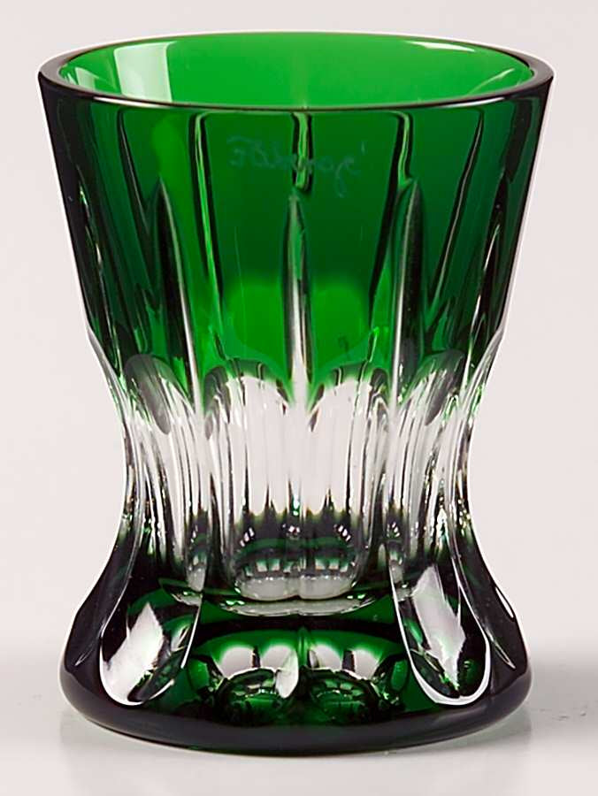 Faberge Emerald Green shot glass