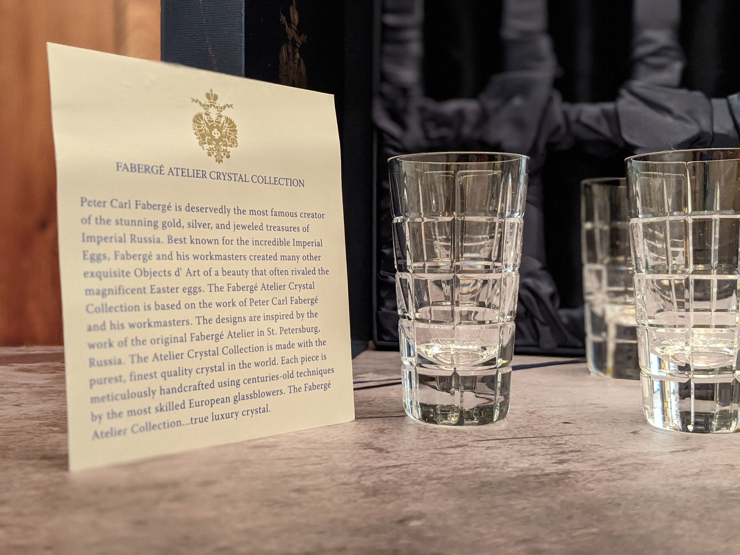 Faberge Metropolitan Shot Glasses