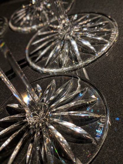 Faberge Crystal Colored Goblets