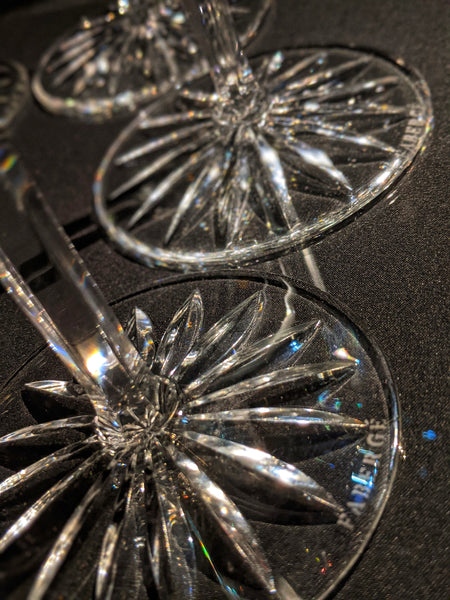 Faberge Crystal Colored Goblets