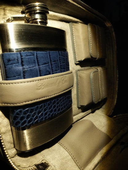 Brizard and Co Havana Traveler with matching cutter and lighter