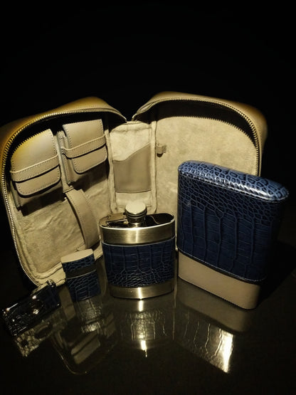 Brizard and Co Havana Traveler with matching cutter and lighter