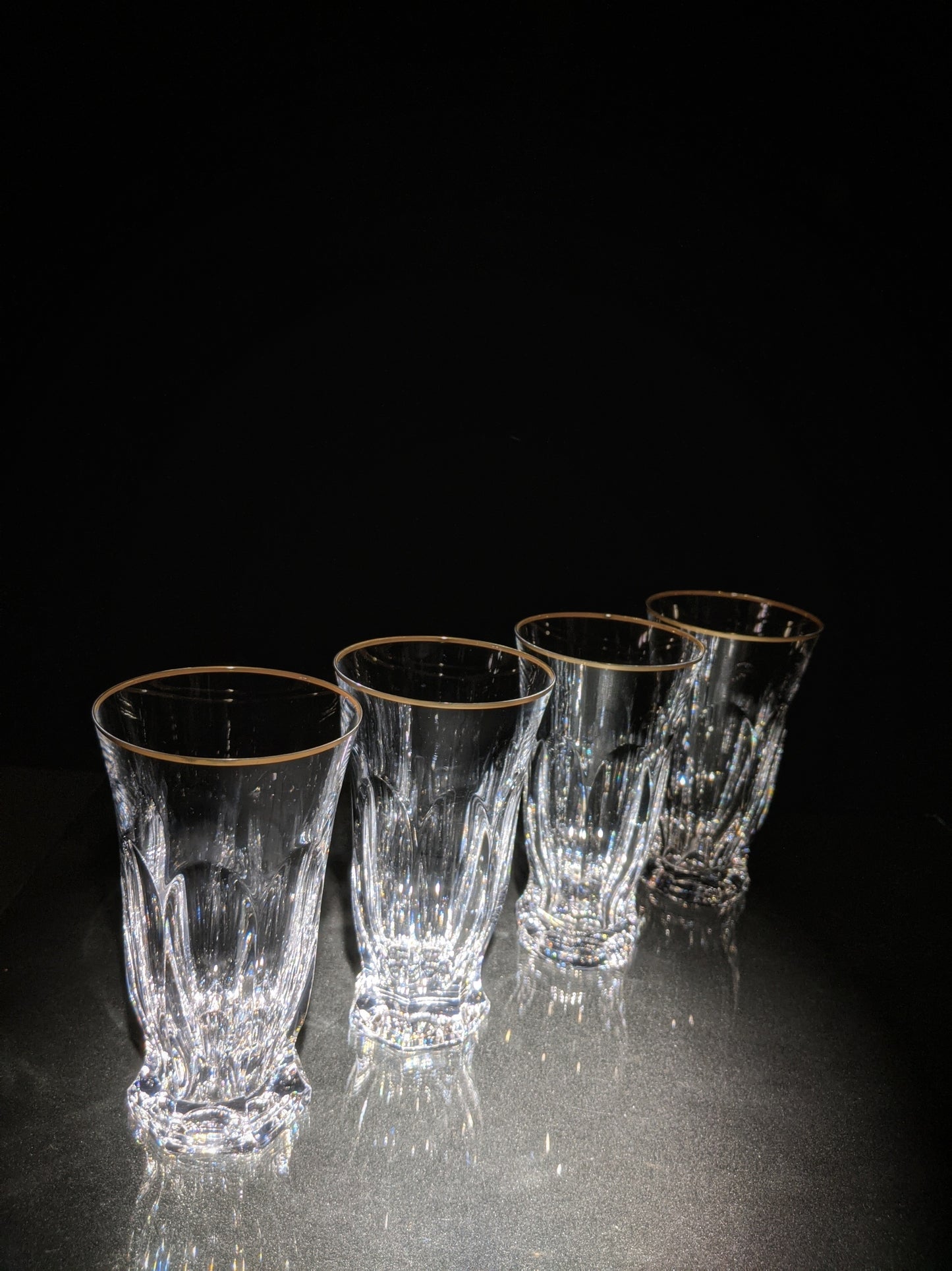 Faberge crystal glasses