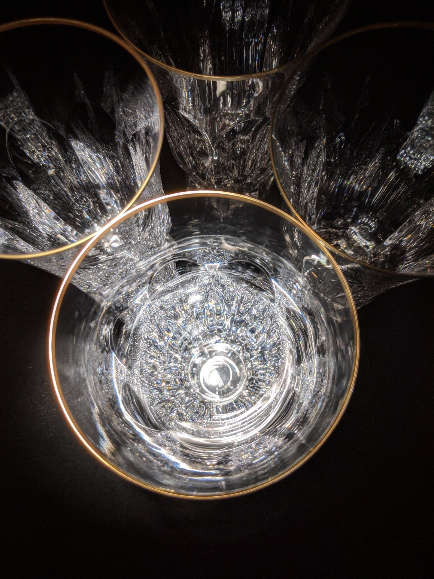 Faberge crystal glasses