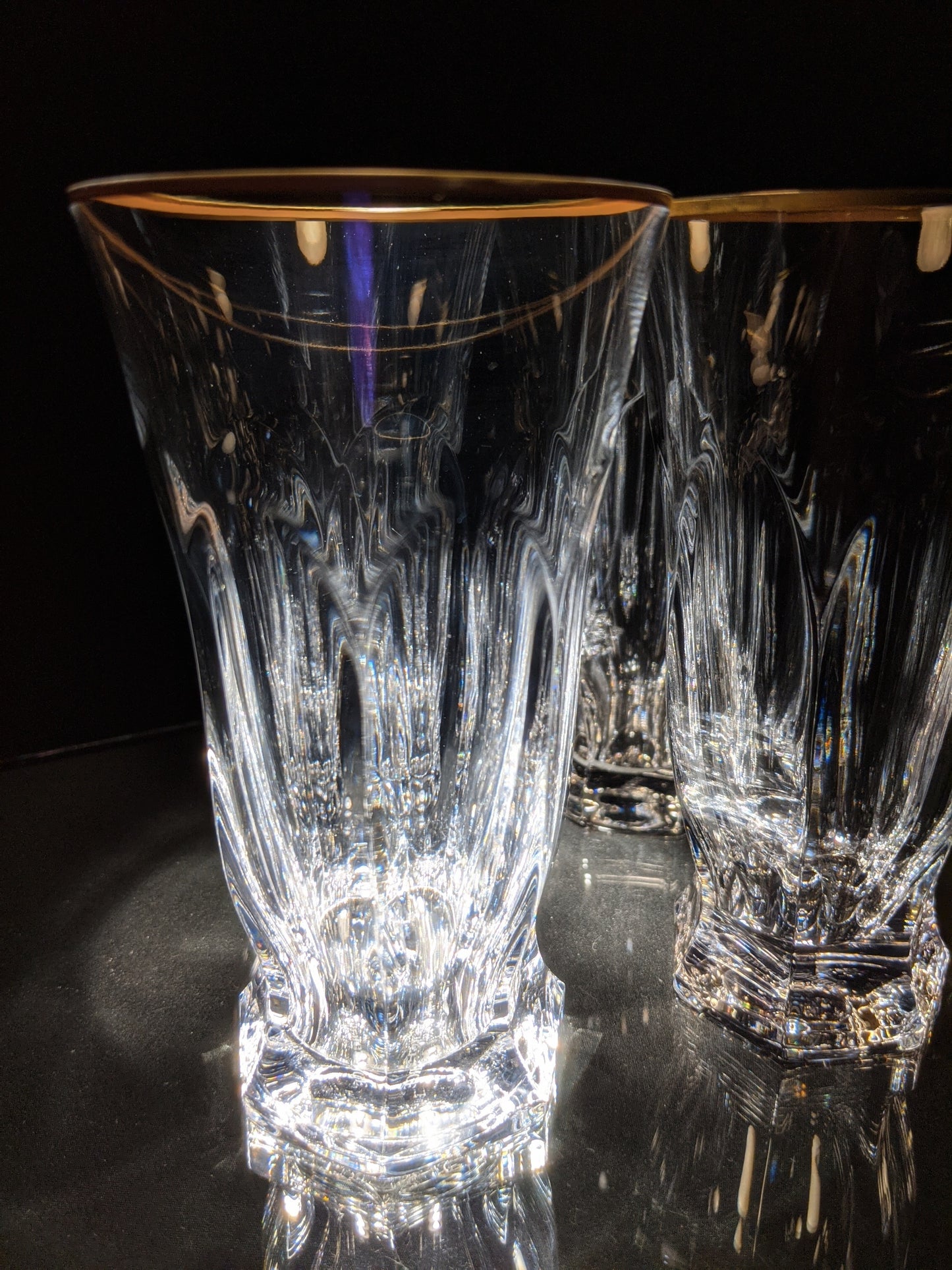 Faberge crystal glasses