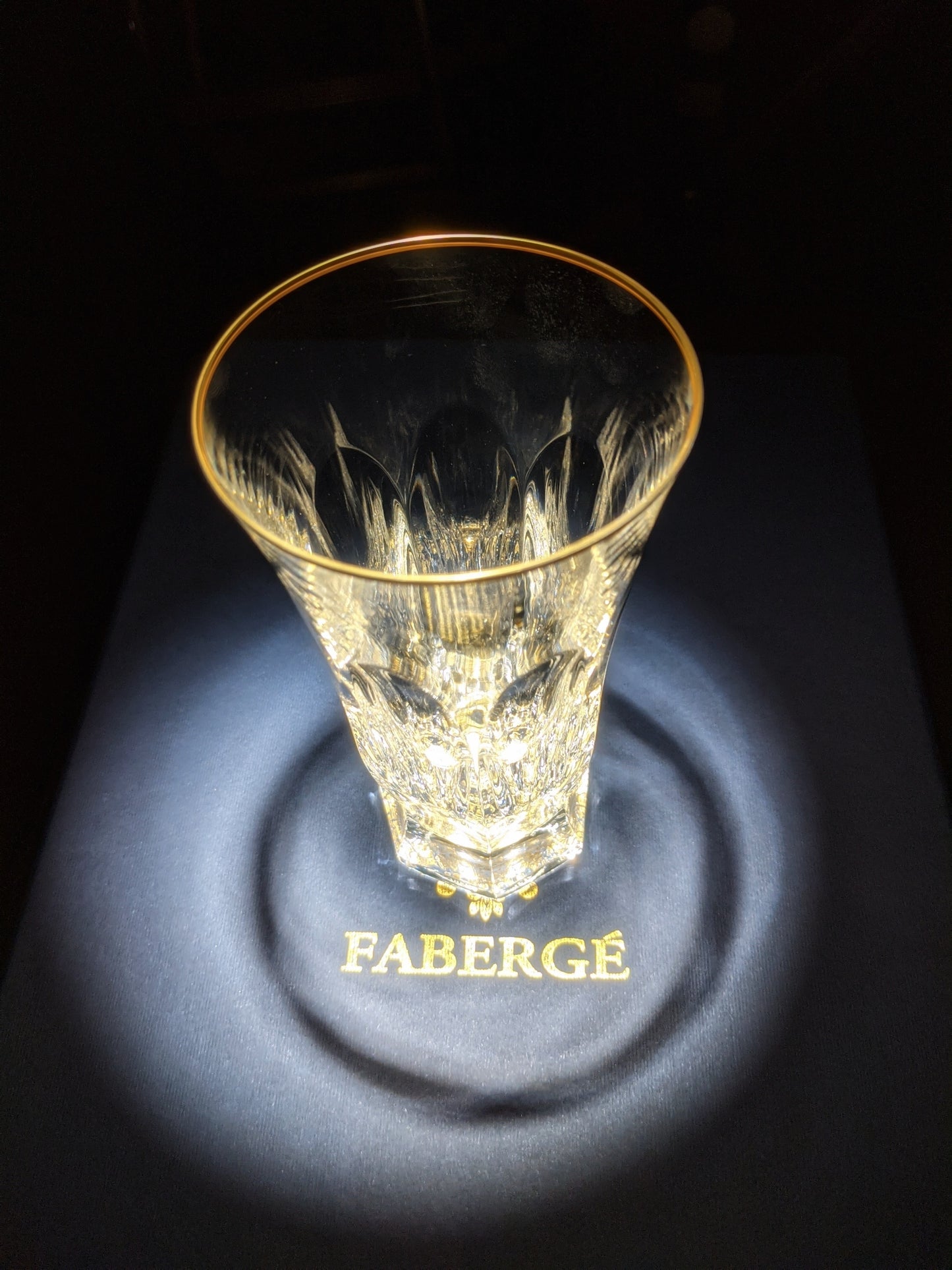 Faberge crystal glasses