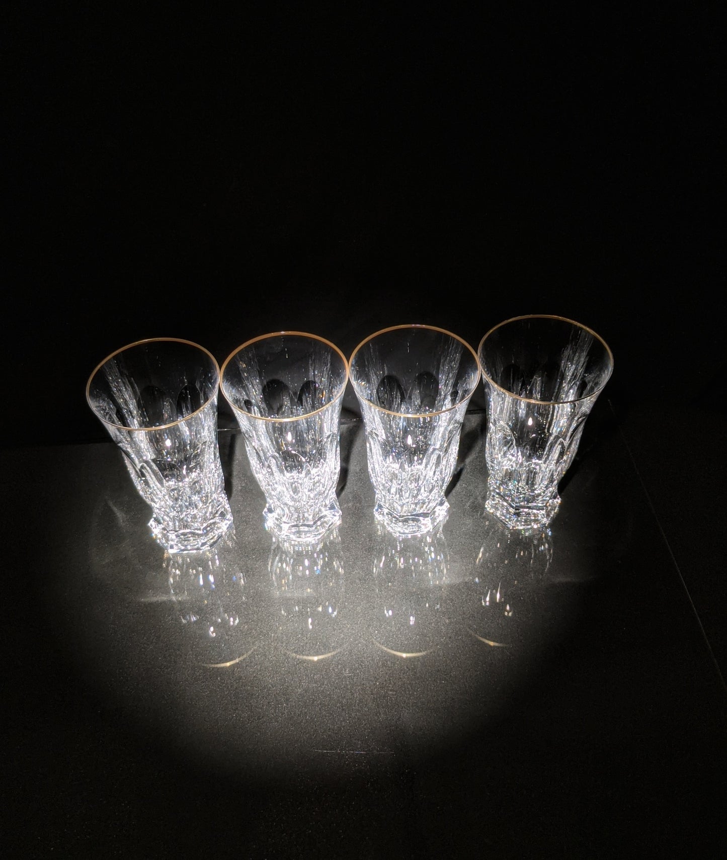 Faberge crystal glasses