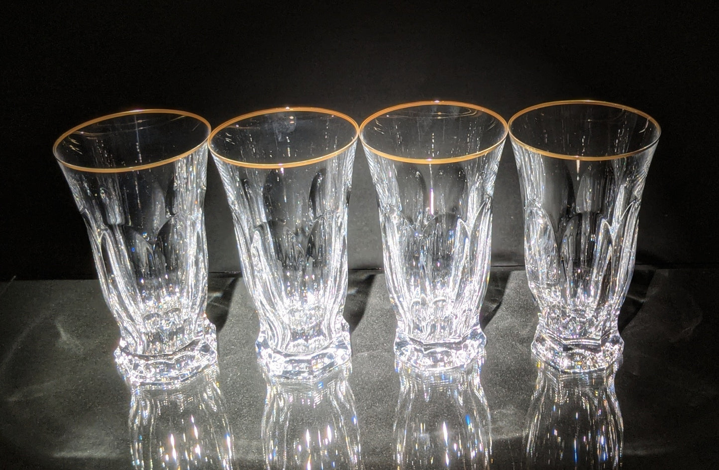 Faberge crystal glasses