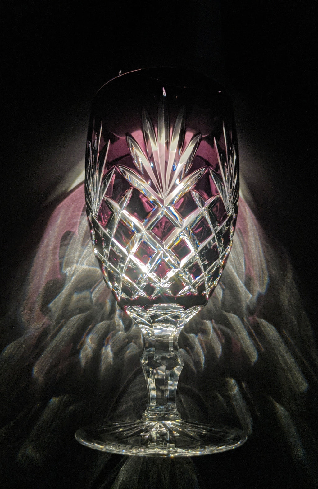 Fabergé Odessa Ruby Red Crystal Beverage Glass