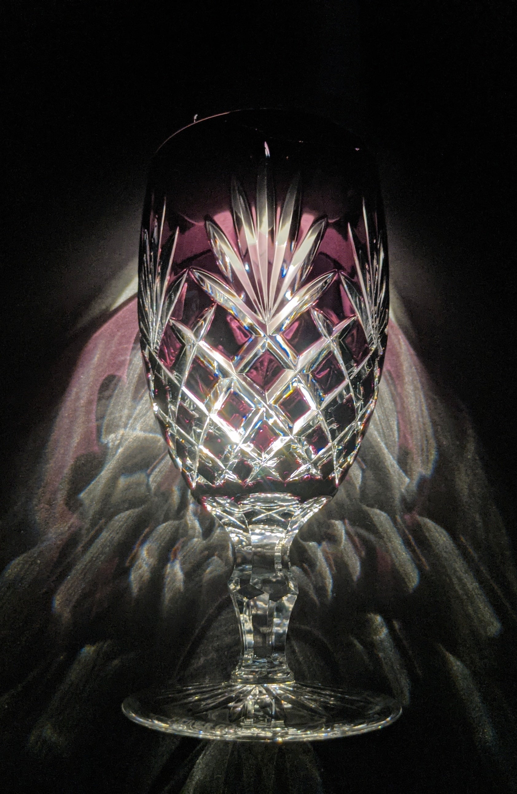 Fabergé Odessa Ruby Red Crystal Beverage Glass
