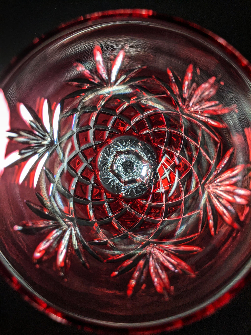 Fabergé Odessa Ruby Red Crystal Beverage Glass