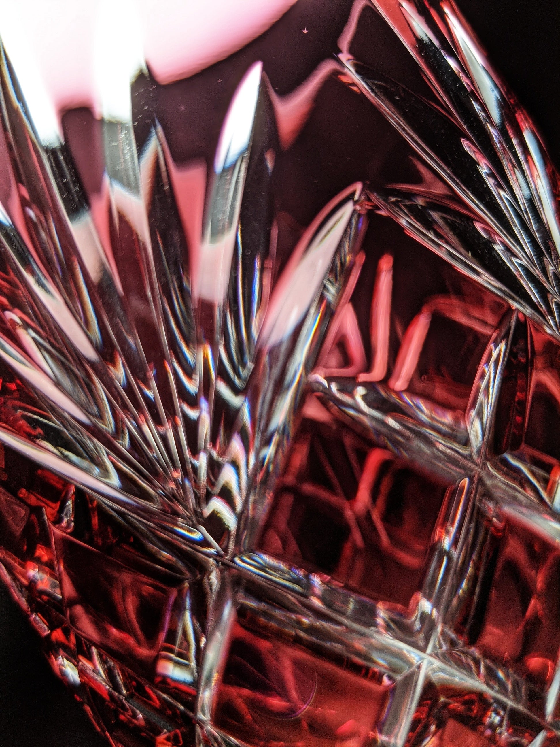Fabergé Odessa Ruby Red Crystal Beverage Glass