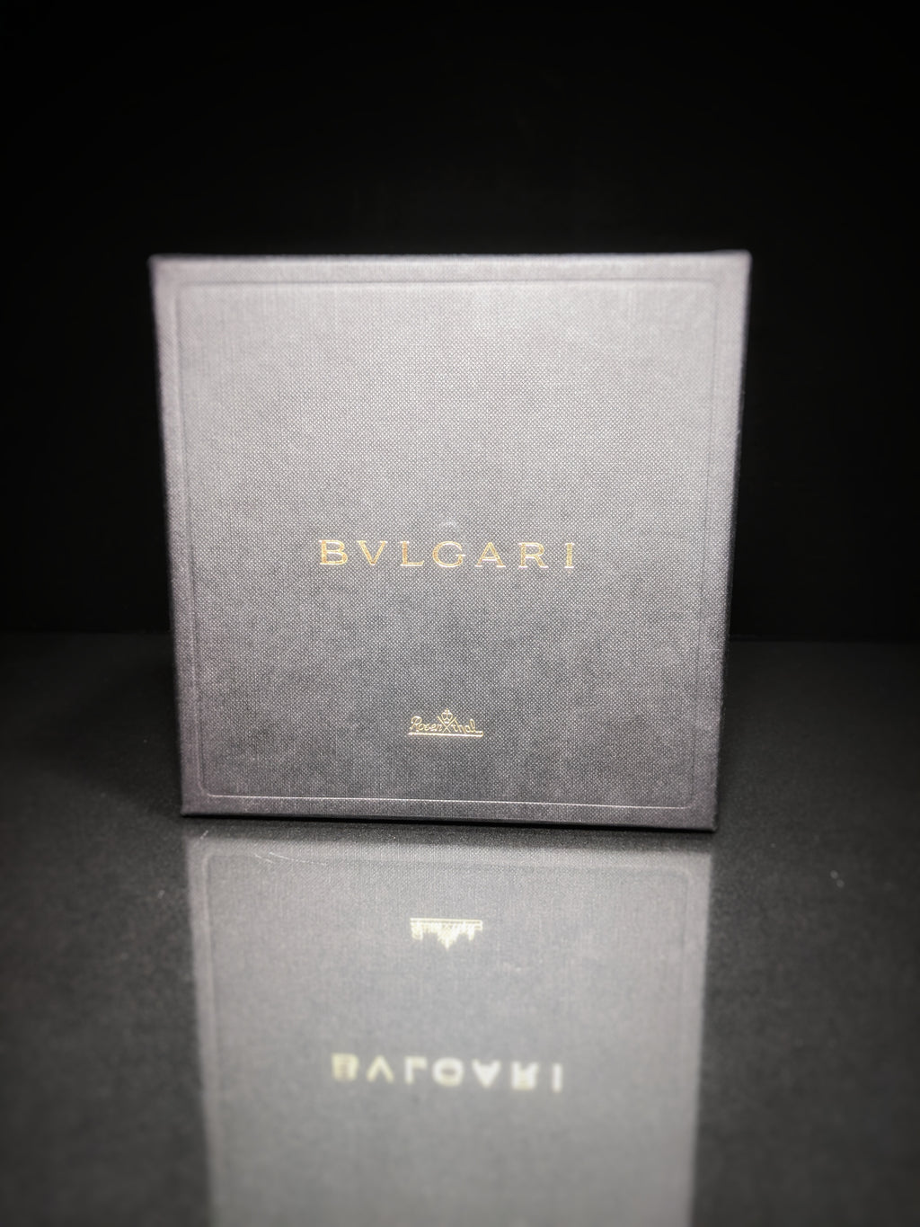 Bvlgari Crystal Ashtray by Rosenthal measures 5.5" x 5.5" square  NIB