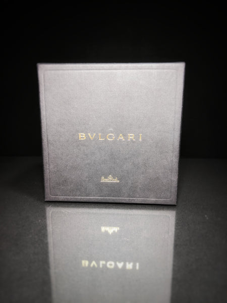 Bvlgari Crystal Ashtray by Rosenthal measures 5.5" x 5.5" square  NIB