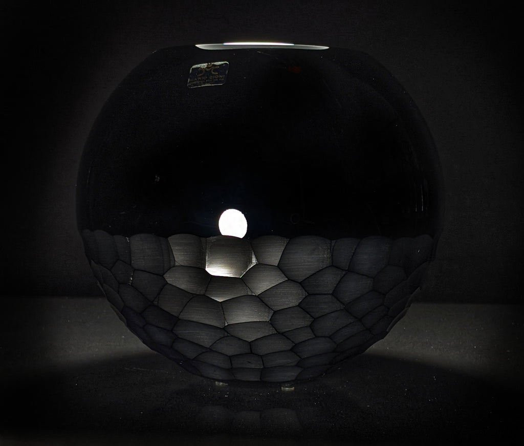 mario cioni black crystal  bowl