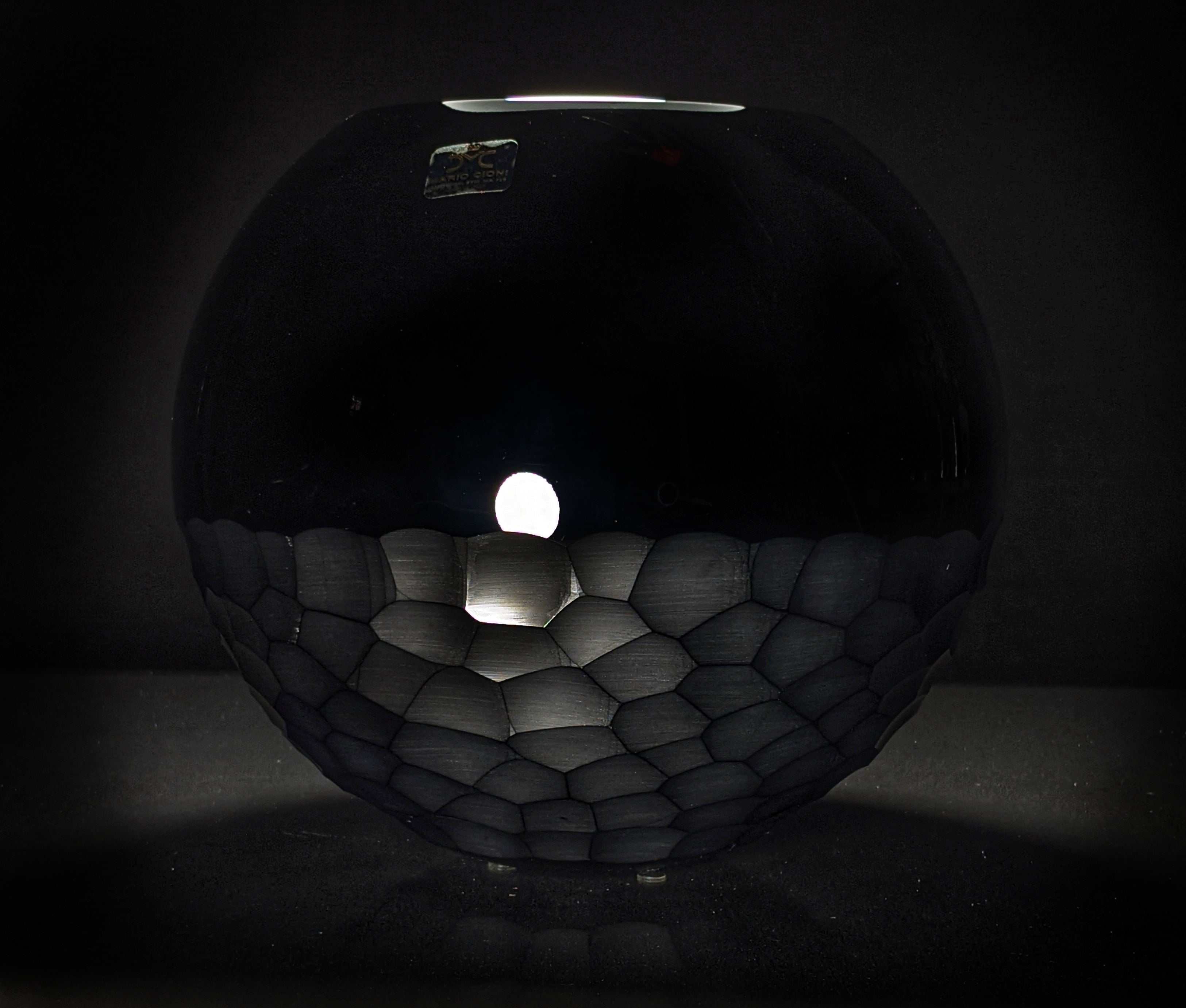 mario cioni black crystal  bowl