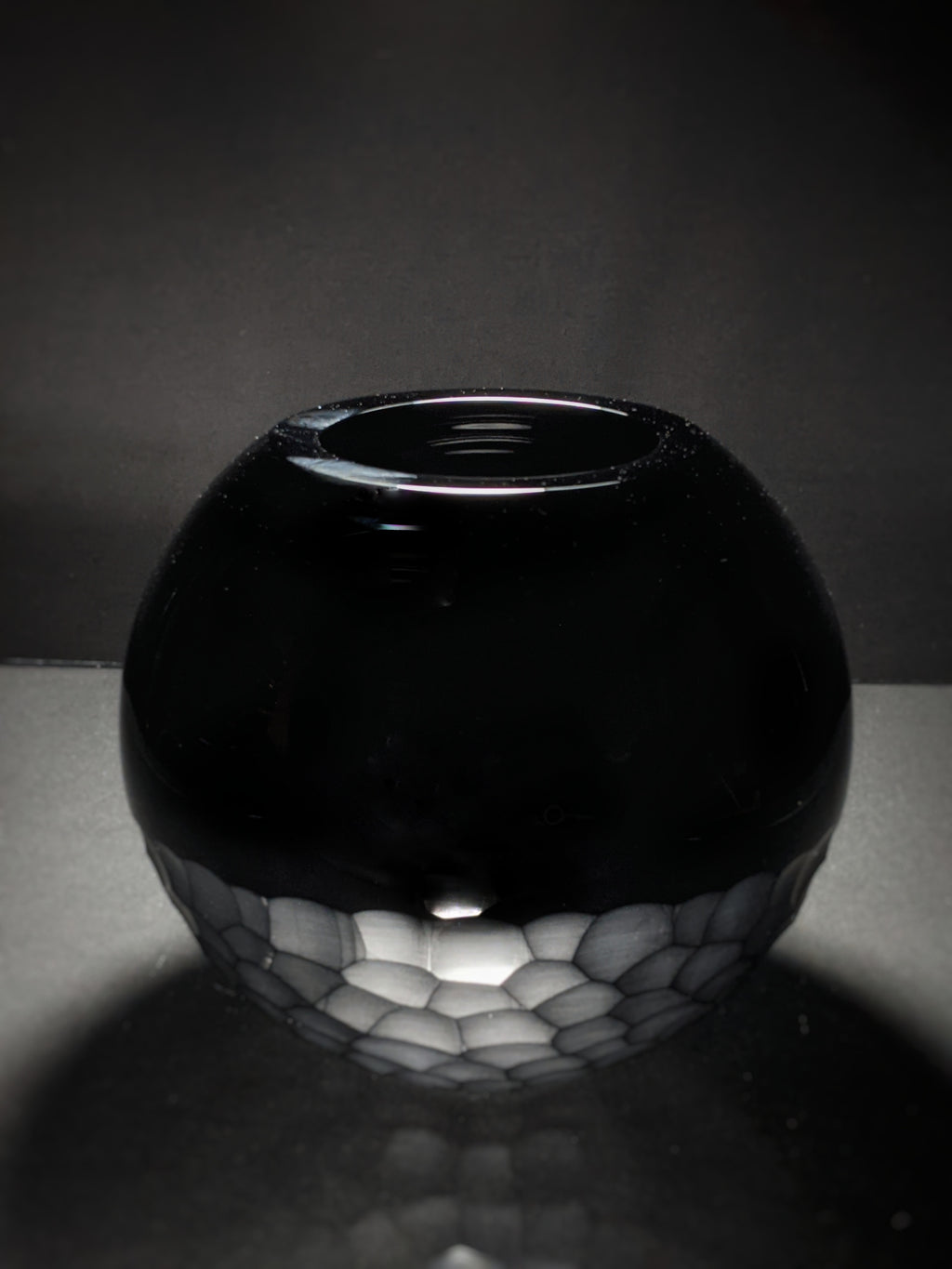 mario cioni black crystal  bowl