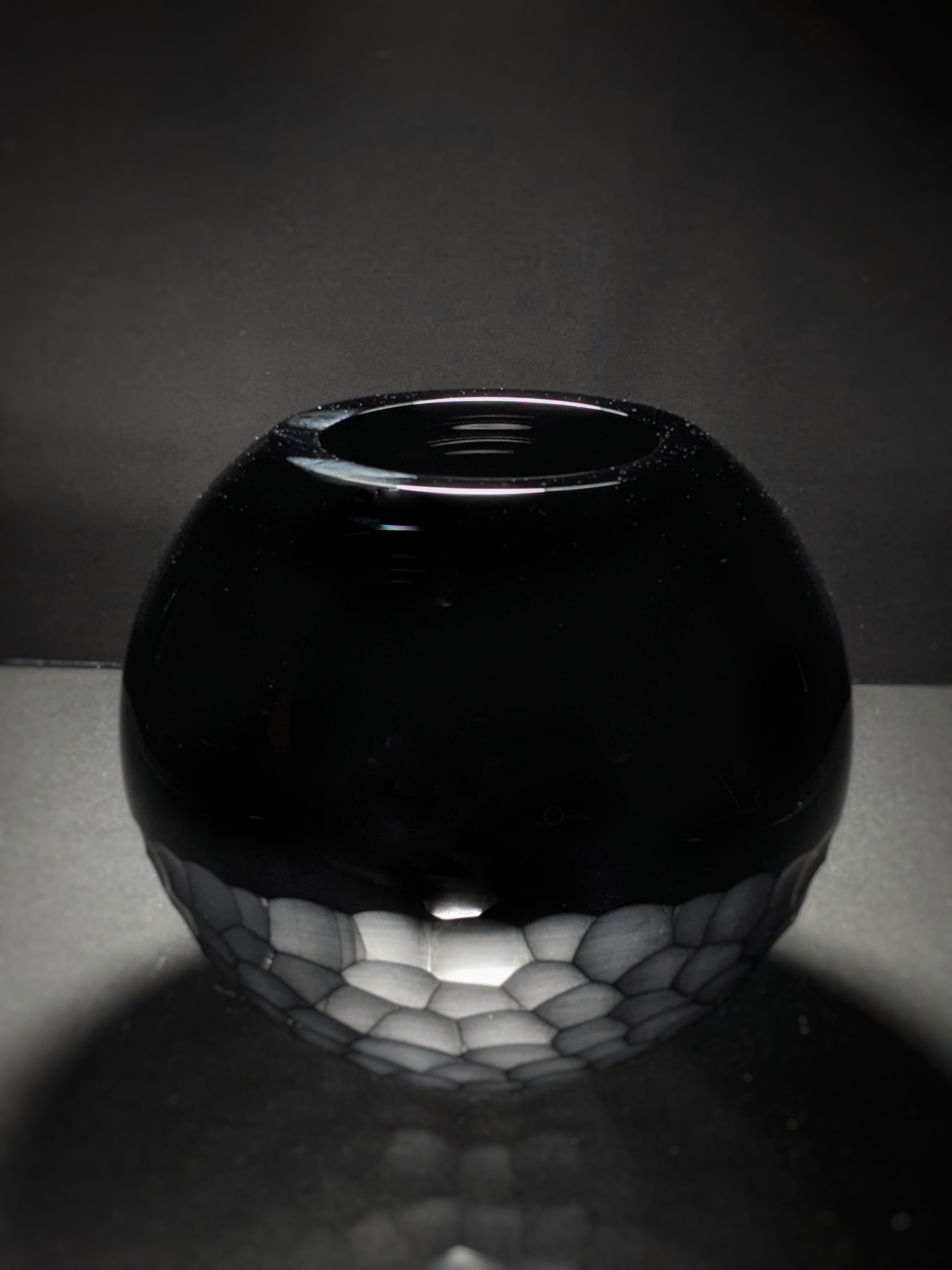 mario cioni black crystal  bowl