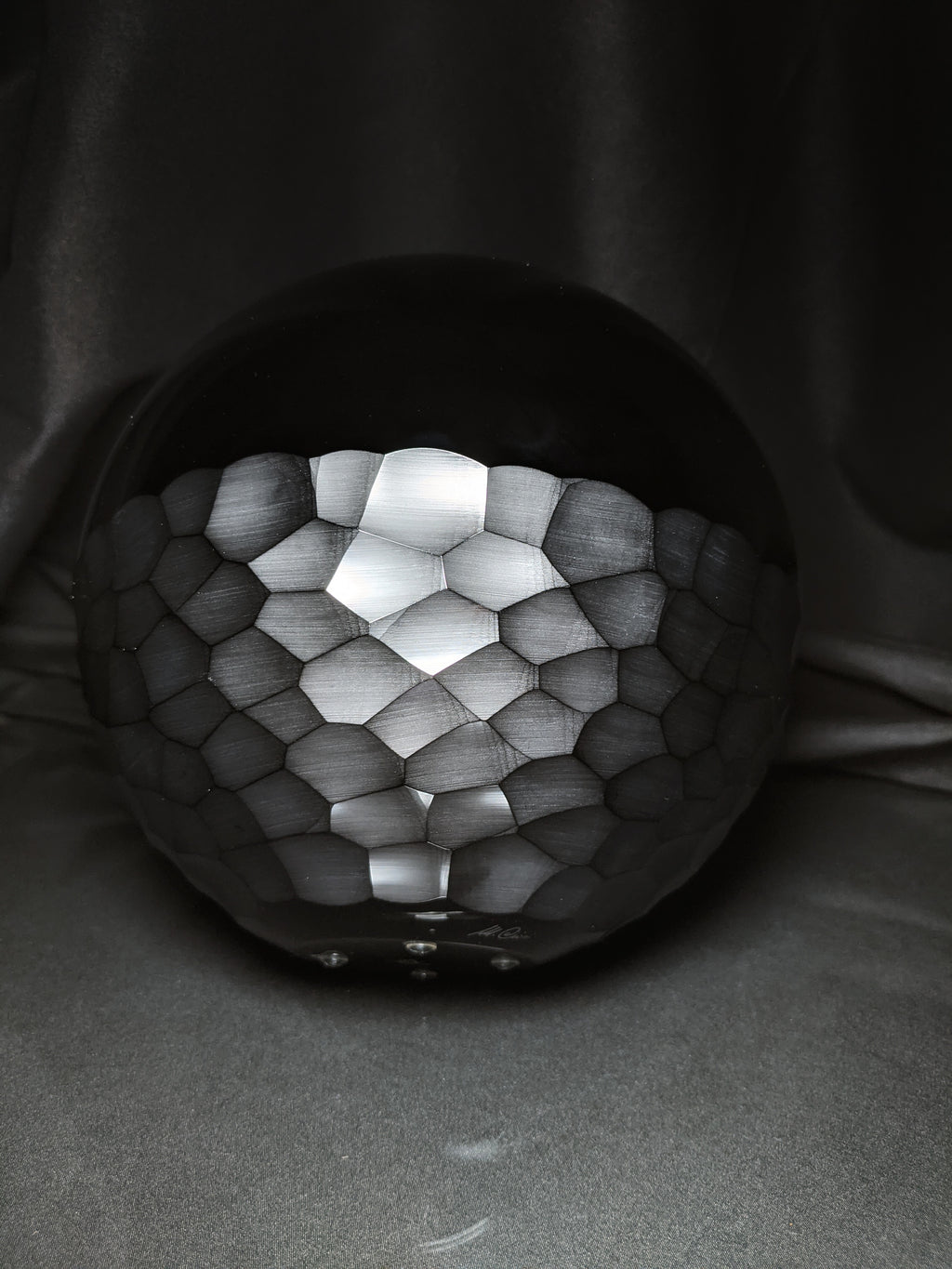mario cioni black crystal  bowl