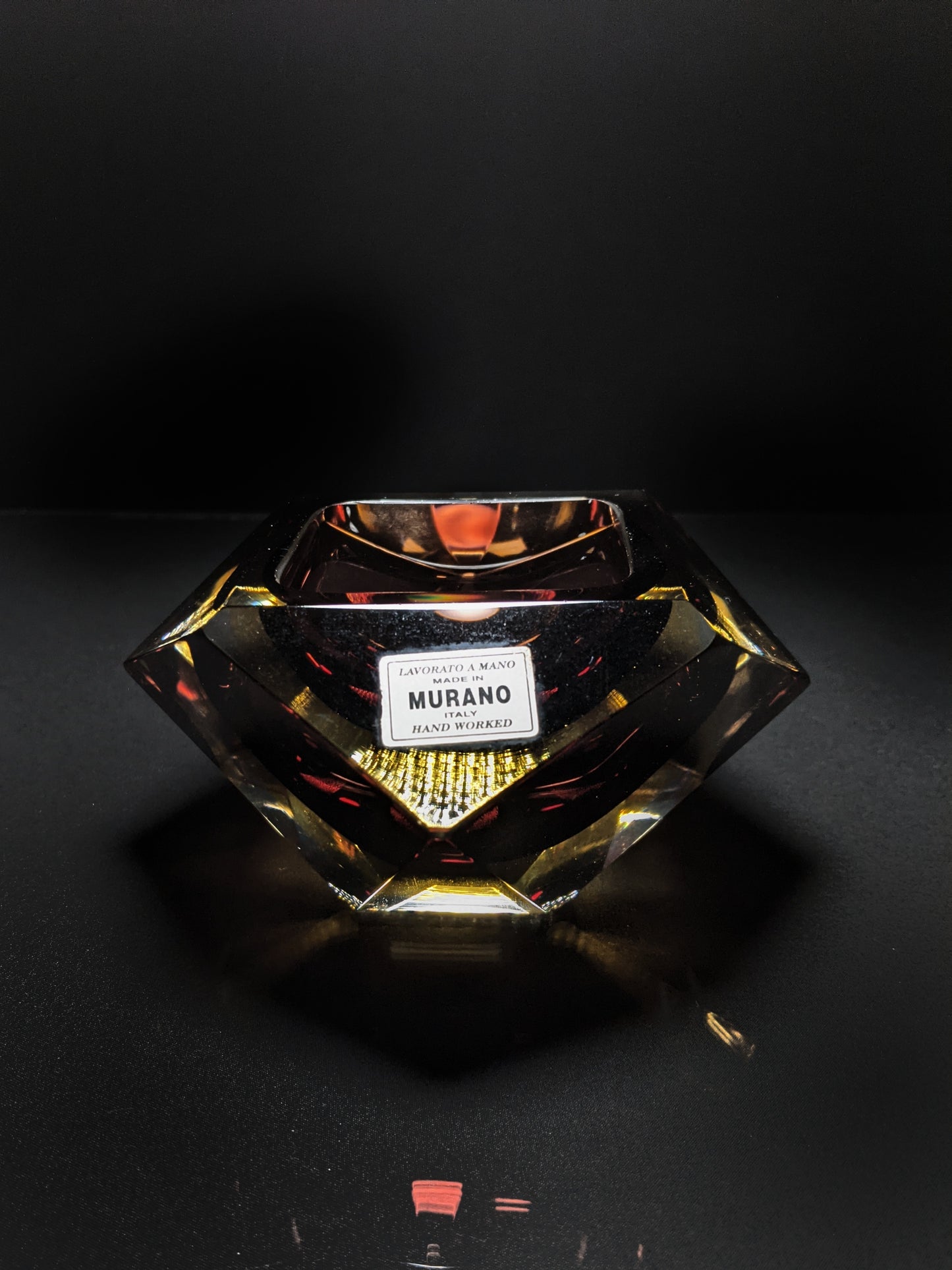 Murano Crystal Ashtray