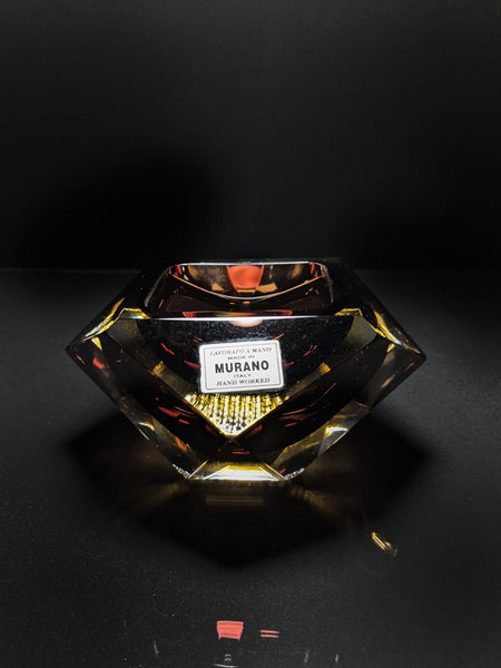 Murano Crystal Ashtray
