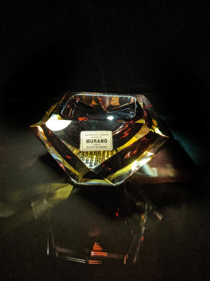 Murano Crystal Ashtray