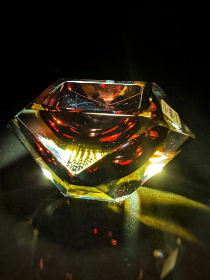 Murano Crystal Ashtray