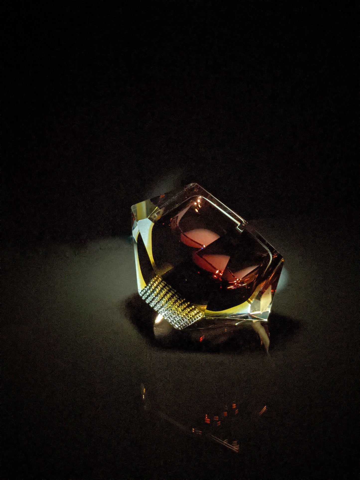 Murano Crystal Ashtray