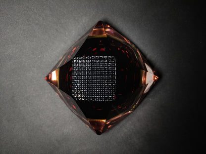 Murano Crystal Ashtray