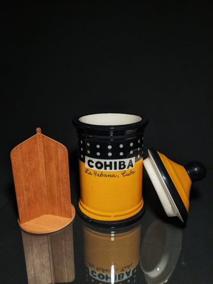 Cohiba Large Ceramic Humidor Jar