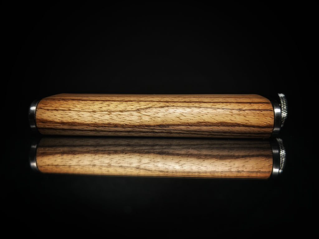 Zebrawood flask 8 FL OZ