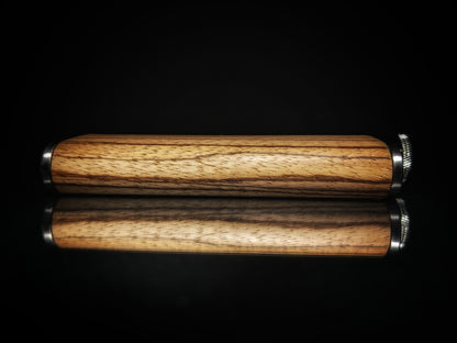 Zebrawood flask 8 FL OZ