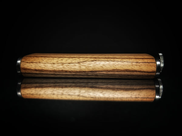 Zebrawood flask 8 FL OZ