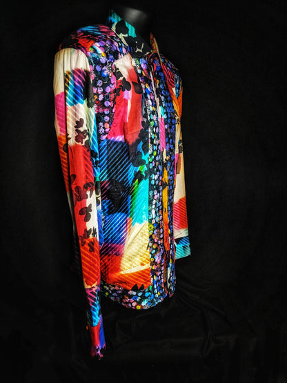Robert Graham Colorful Long Sleeve Medium Size Shirt