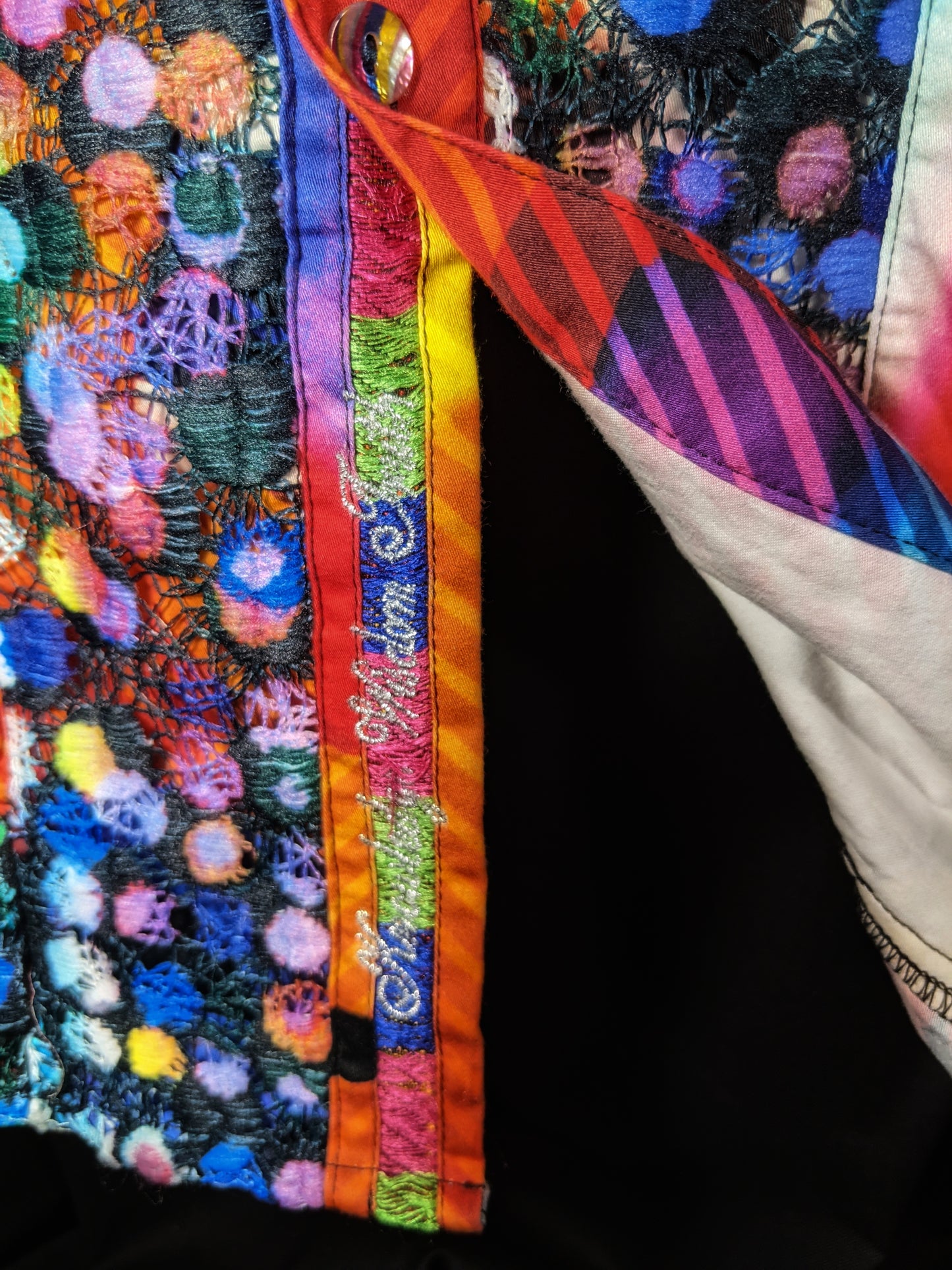 Robert Graham Colorful Long Sleeve Medium Size Shirt