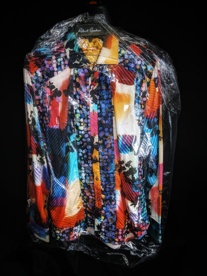 Robert Graham Colorful Long Sleeve Medium Size Shirt