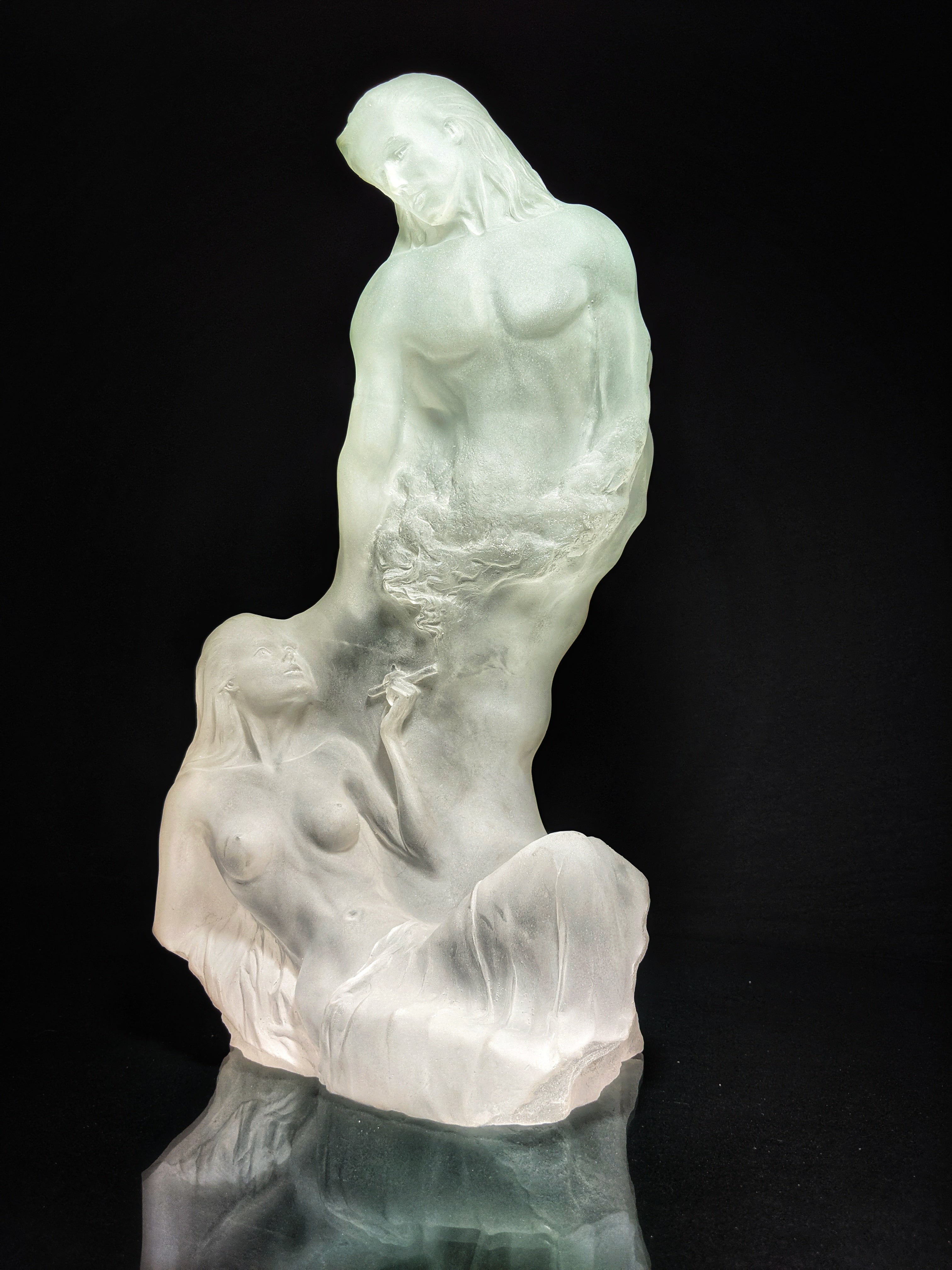 acrylic cigar sculpture  by Lars Loma