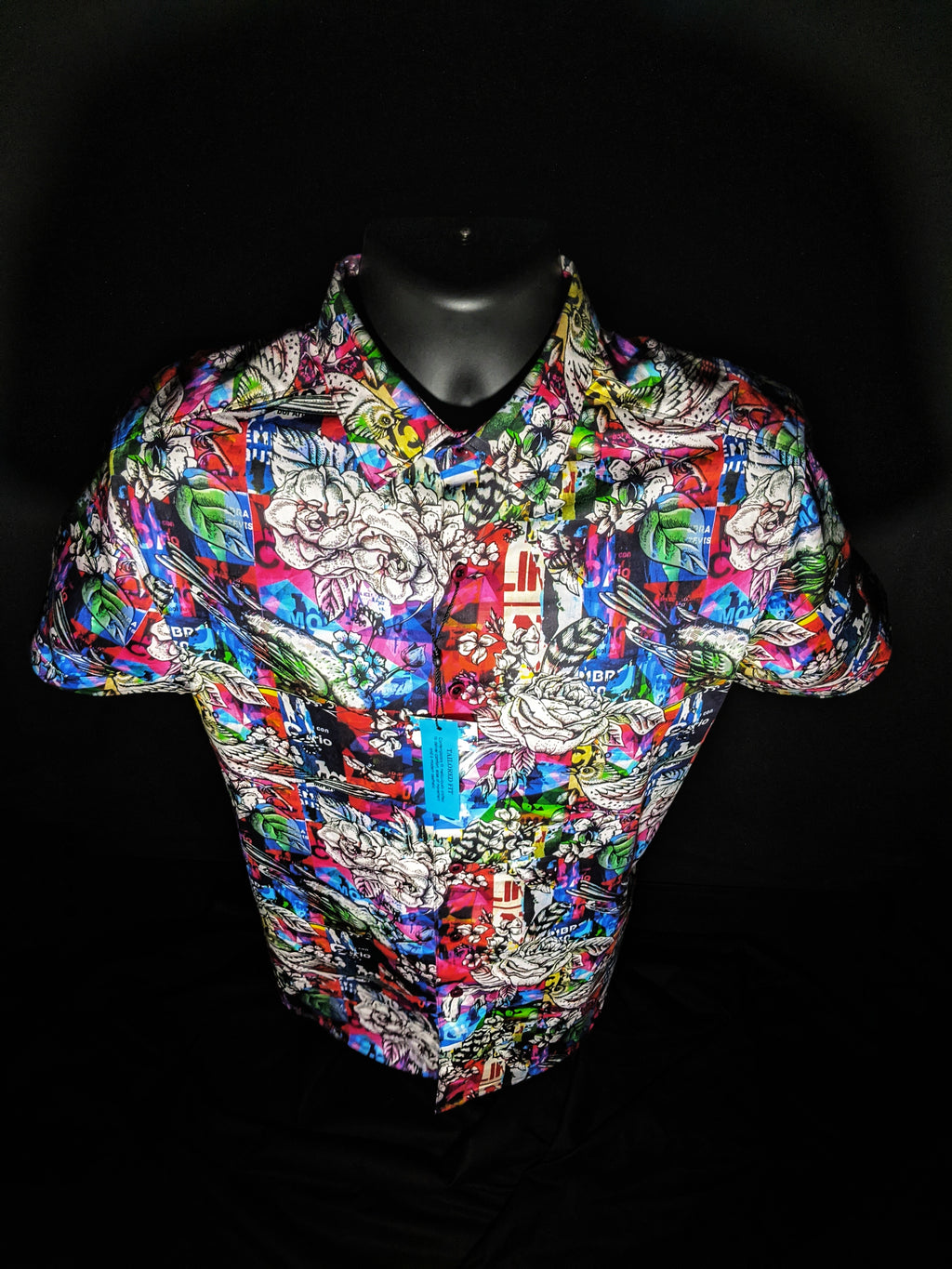 Robert Graham Collection Short Sleeve Shirt Medium Size