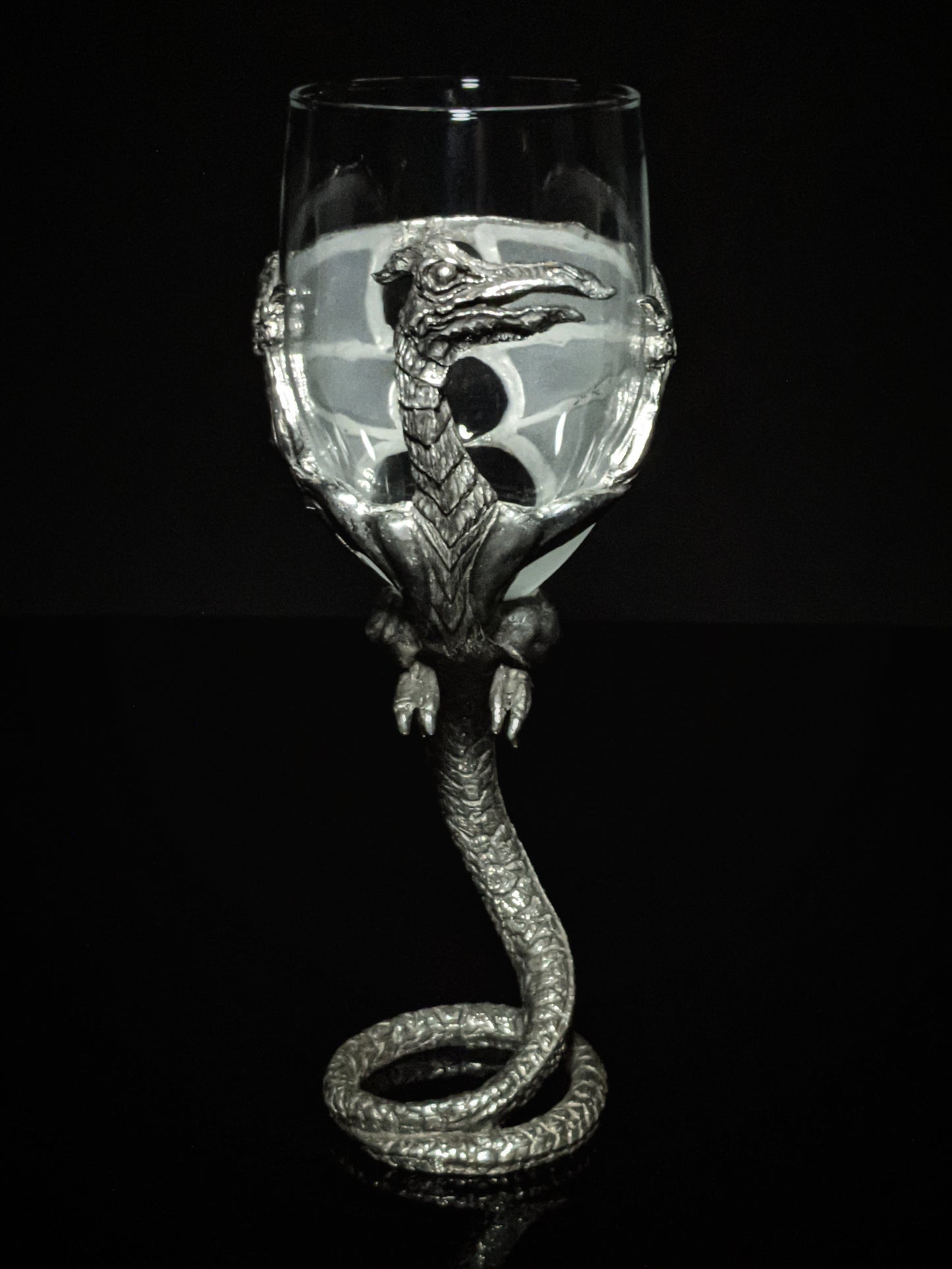 Royal Selangor Lord of Rings pewter wine glass