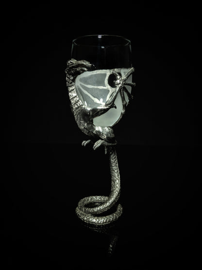 Royal Selangor Lord of Rings pewter wine glass