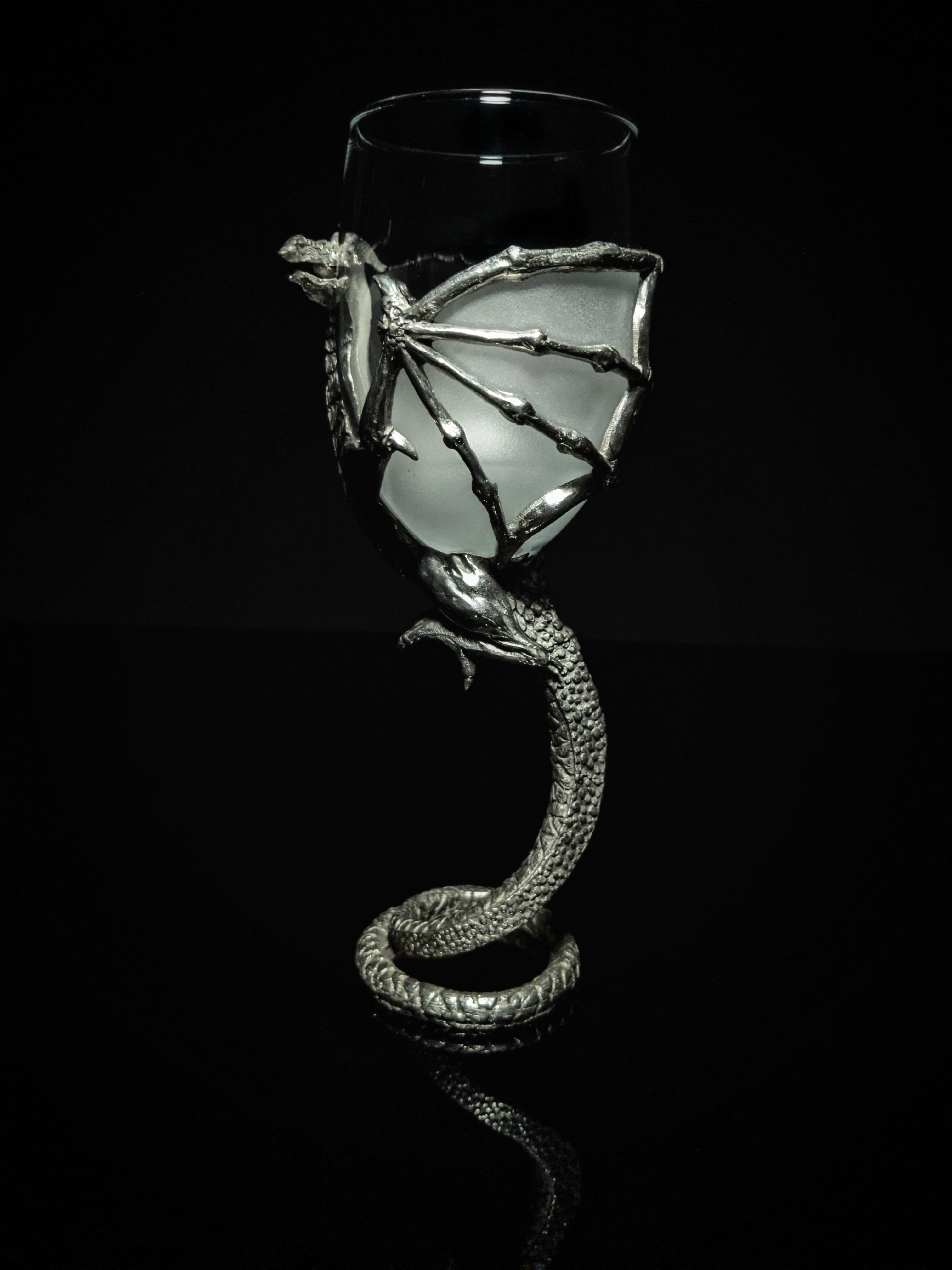 Royal Selangor Lord of Rings pewter wine glass