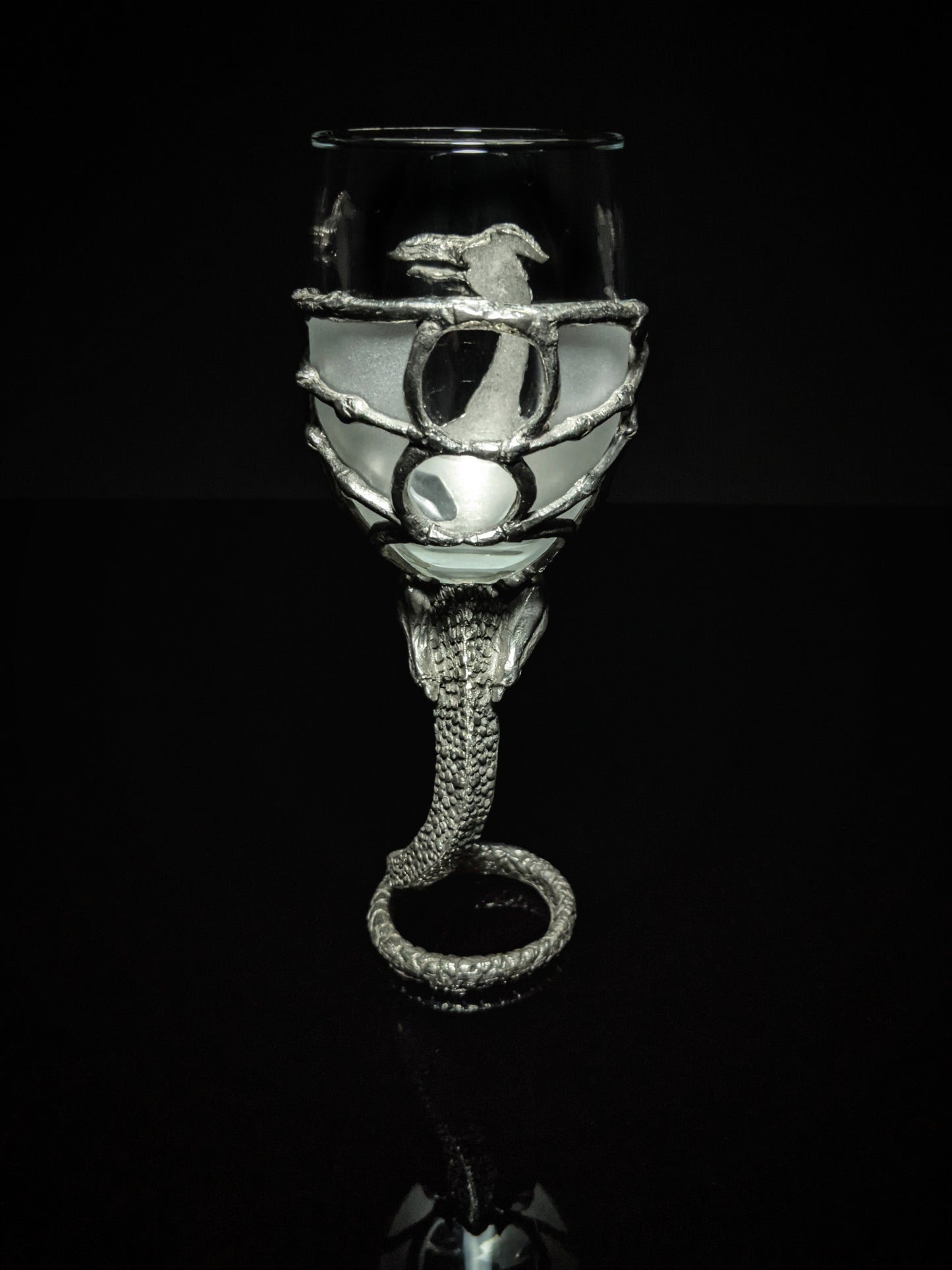 Royal Selangor Lord of Rings pewter wine glass