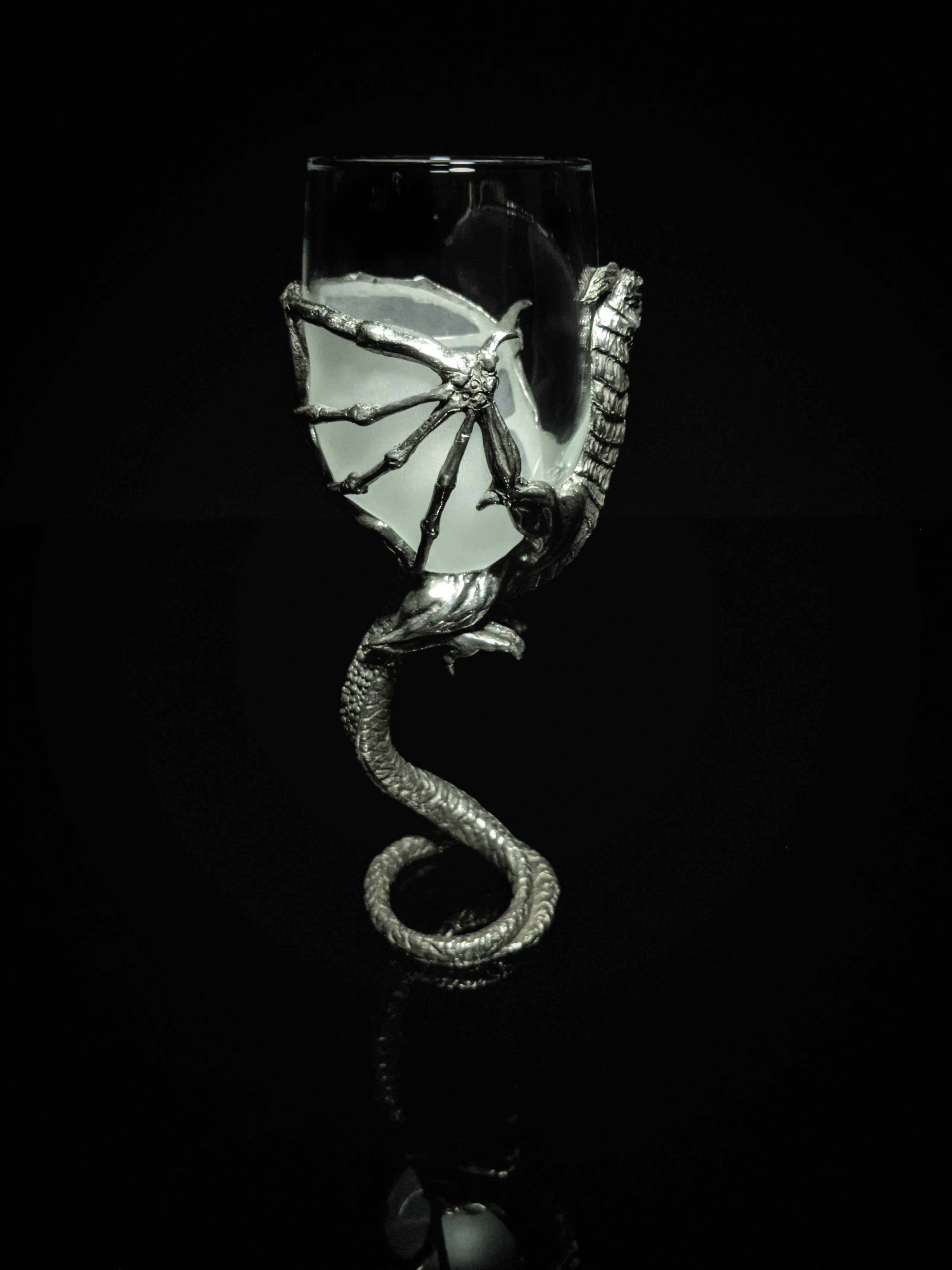 Royal Selangor Lord of Rings pewter wine glass