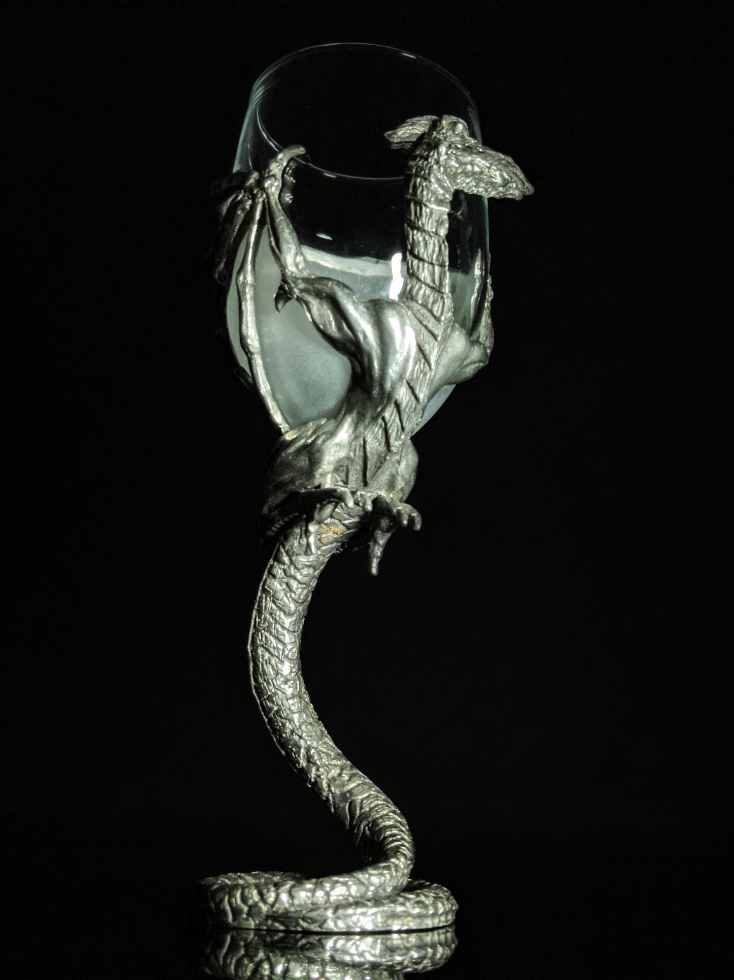 Royal Selangor Lord of Rings pewter wine glass