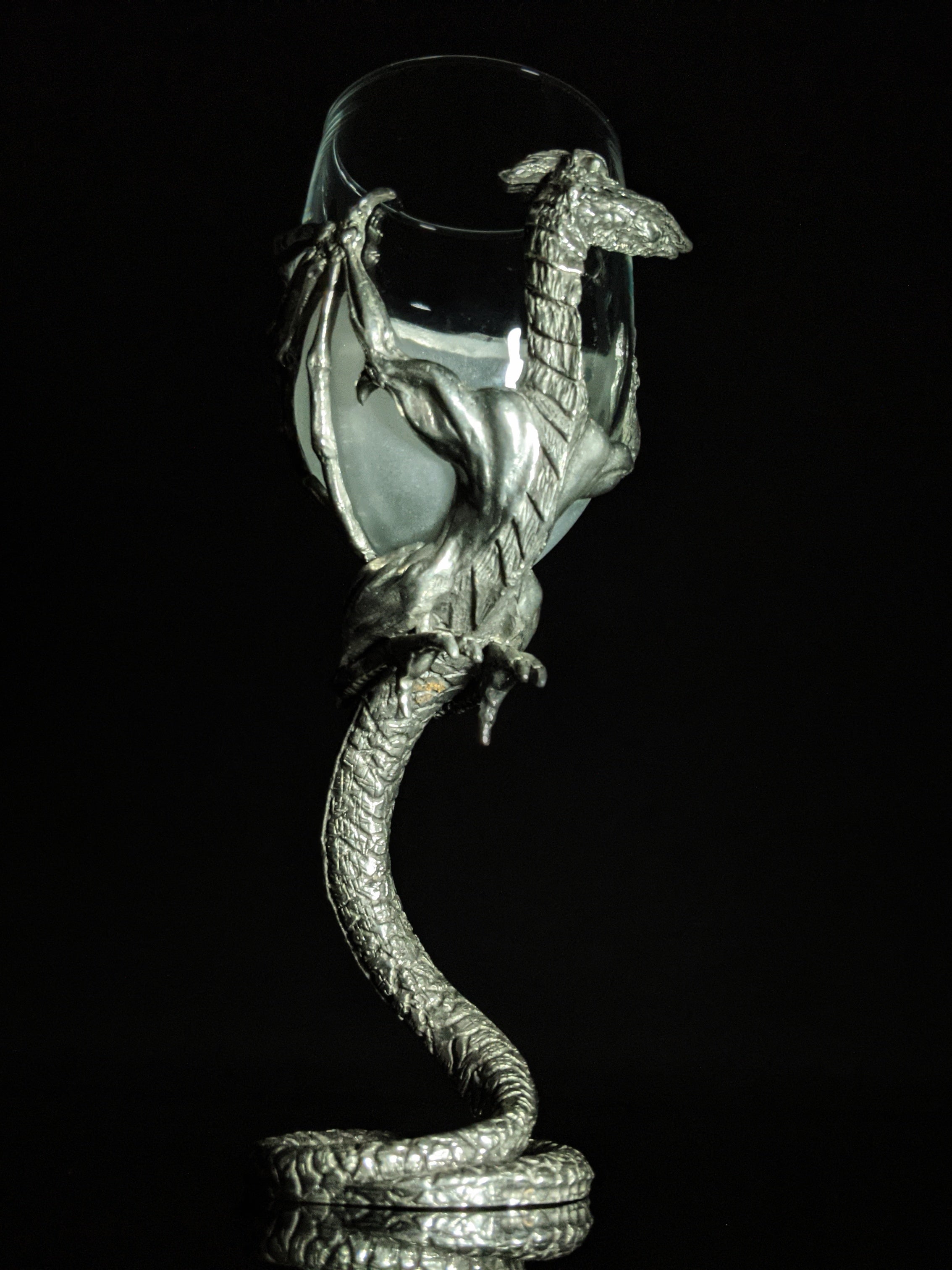 Royal Selangor Lord of Rings pewter wine glass