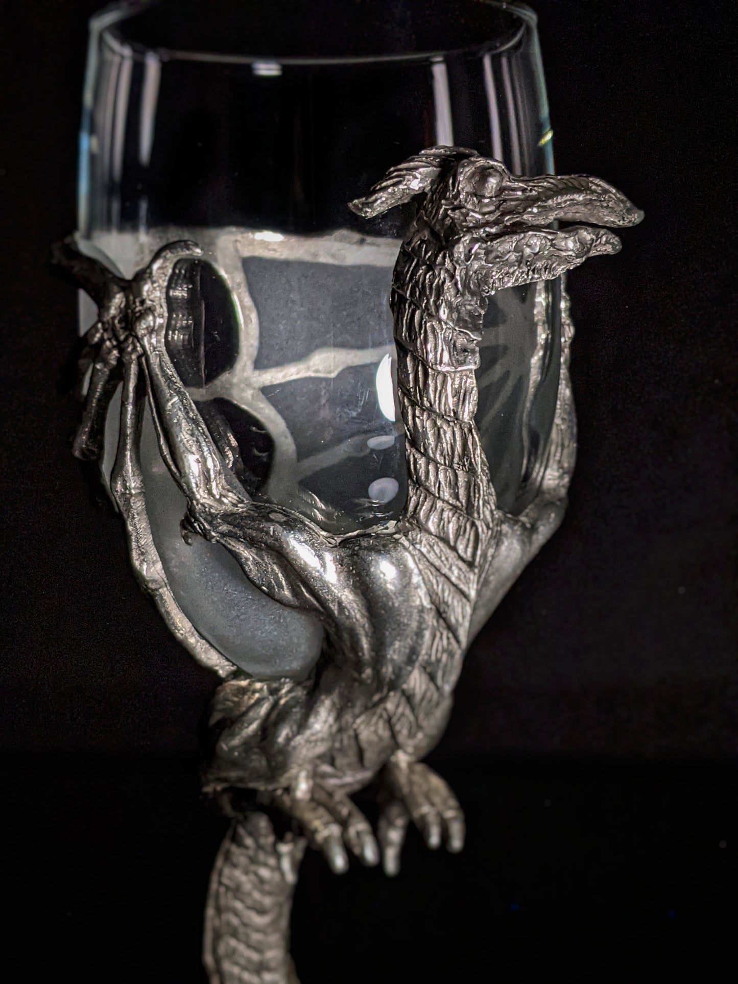 Royal Selangor Lord of Rings pewter wine glass